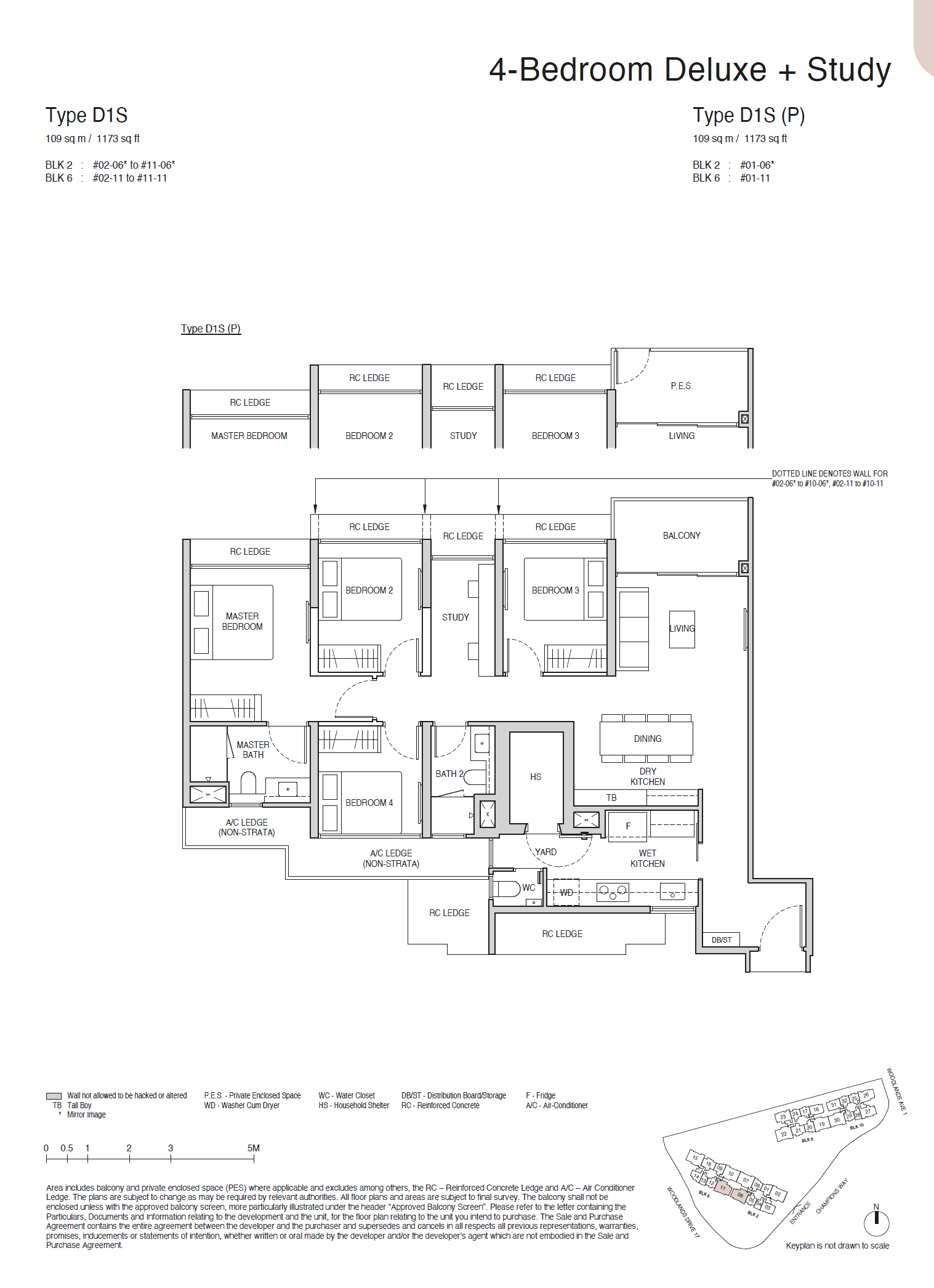 Norwood Grand 1 Bedroom Floor Plan 10